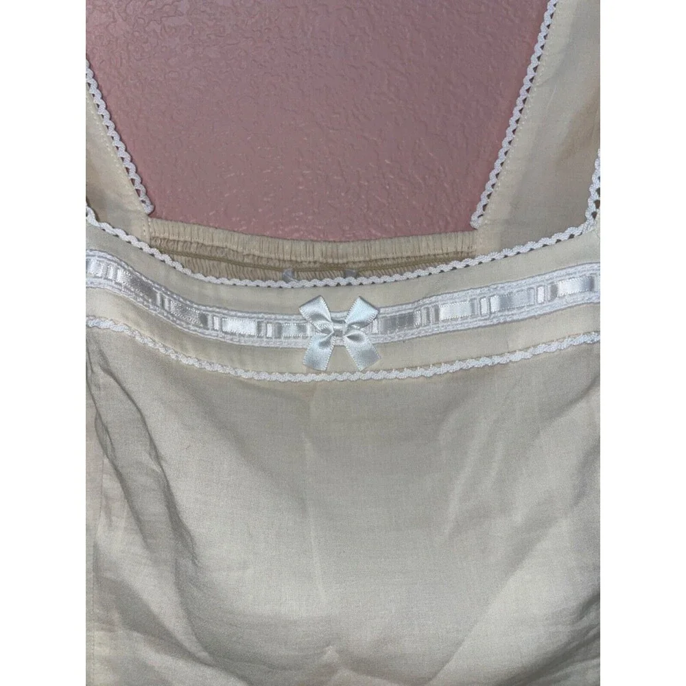 Reformation Amalie Tiered Sleeve Square Neck Top size 8 NWT - Picture 4 of 10